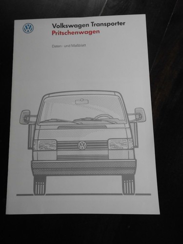 Prospekt pritschenwagen - prospekt, vw